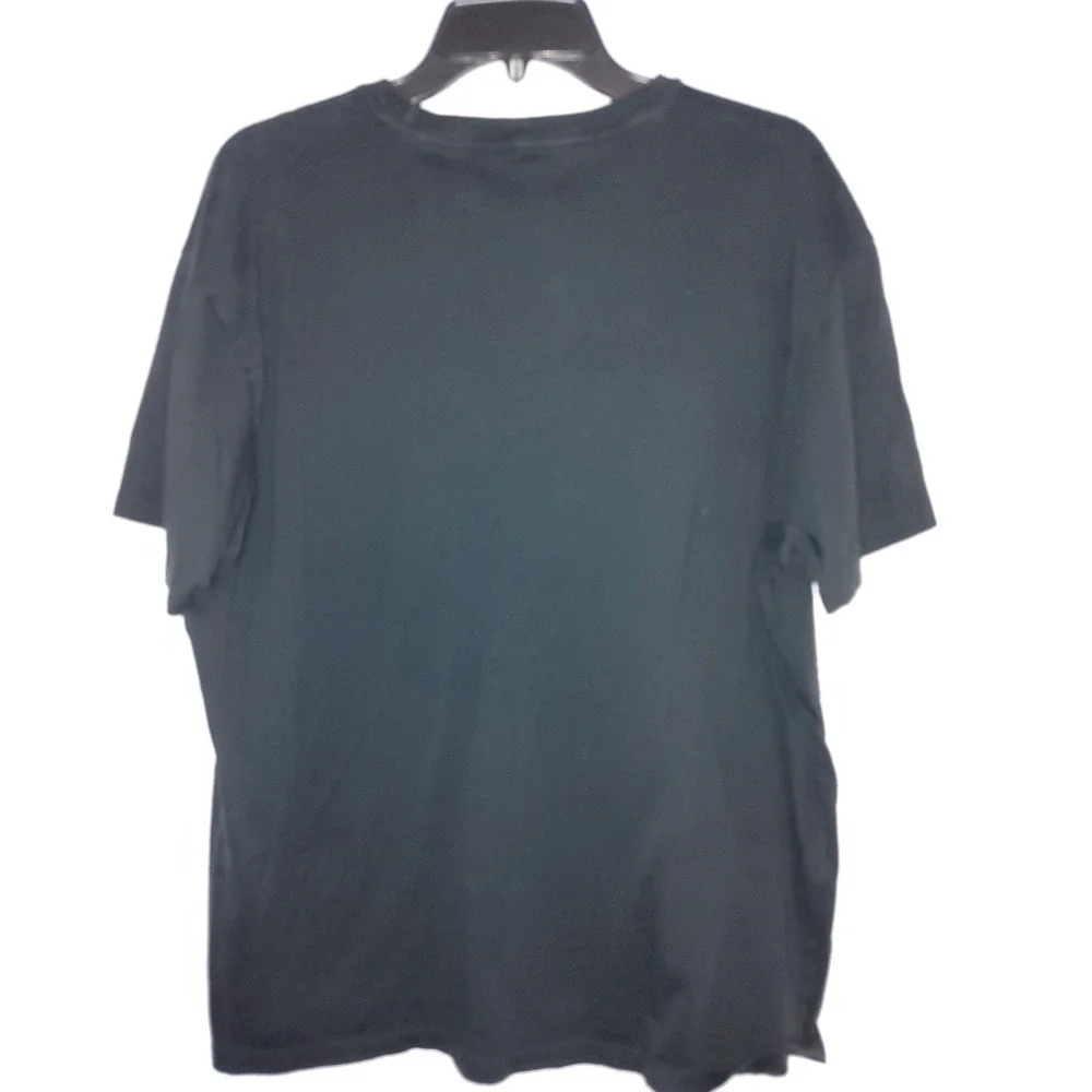 Polo Ralph Lauren Mens Black Short Sleeve Crew Neck T-Shirt Red Pony Logo Large